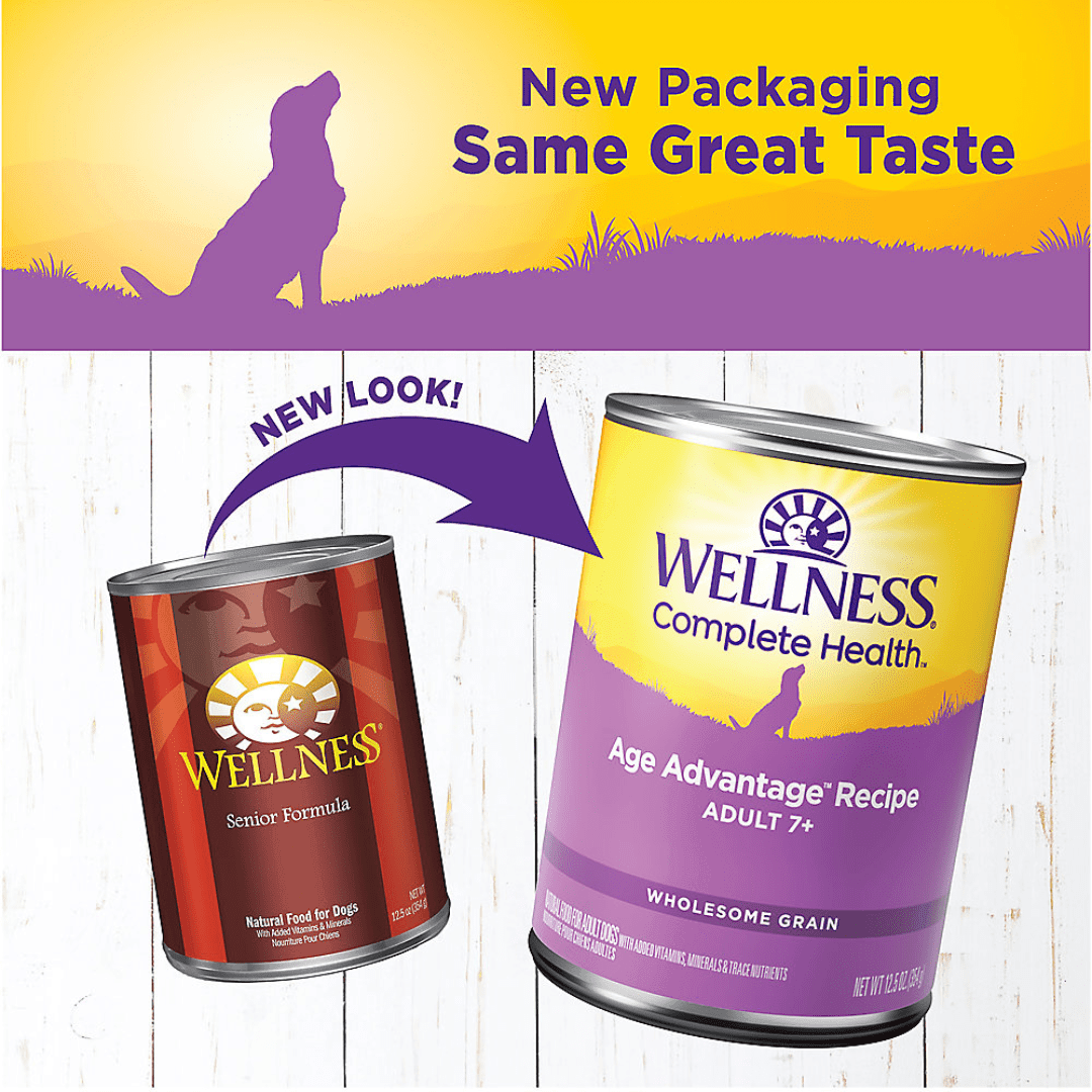 Wellness Wet Dog Food - Complete Health Age Advantage Recipe Canned - Toronto Pets