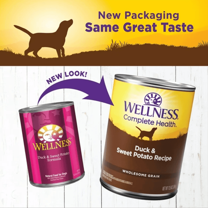 Wellness Wet Dog Food - Duck & Sweet Potato Pate Recipe - Toronto Pets