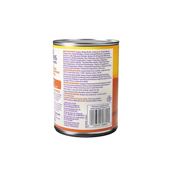 Wellness Wet Dog Food - Turkey & Sweet Potato Canned - Toronto Pets