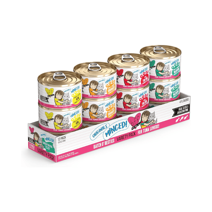 Weruva Wet Cat Food - BFF Minced Batch O' Besties Variety Pack - Toronto Pets