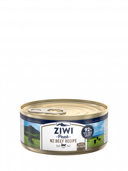 ZIWI Peak Wet Cat Food - New Zealand Beef Recipe Canned 